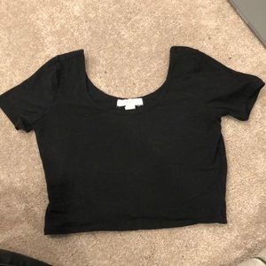 FOREVER 21 Black Crop Top